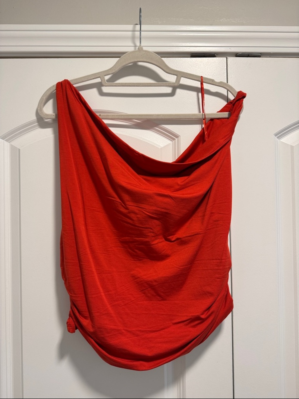 Abercrombie Ruched Asymmetrical Top NWOT